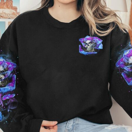 IF YOU WANT ME TO CONTROL MY TEMPER ROSE SKULL ALL OVER PRINT - TLTR0501231