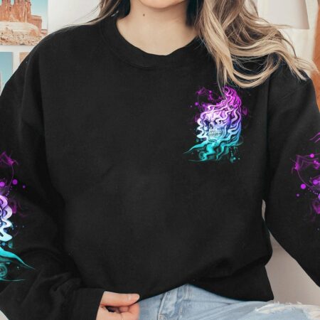 I WANT A B BARN ROSE SKULL ALL OVER PRINT - YHHG0501232