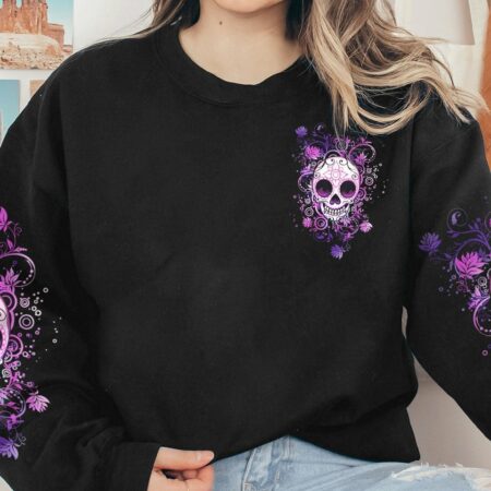 I AM A SWEET GIRL SUGAR SKULL ALL OVER PRINT - YHHG1511224