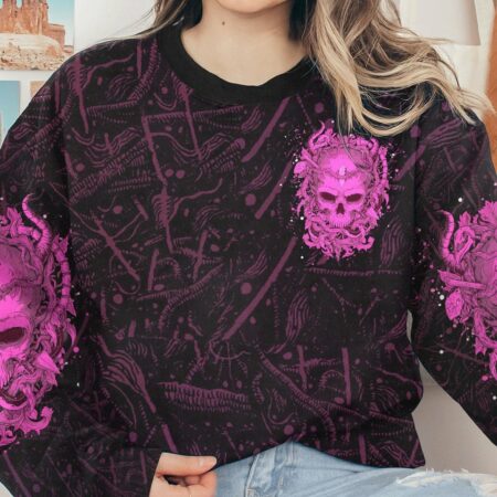 HELLO DARKNESS MY OLD FRIEND SKULL ALL OVER PRINT - YHHN1512224