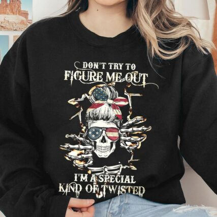 DON'T TRY TO FIGURE ME OUT COTTON SHIRT - TLTW2811221