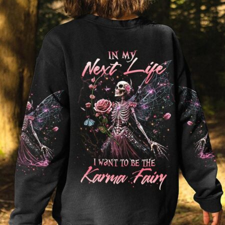KARMA FAIRY SKULL ALL OVER PRINT - YHLN0103232