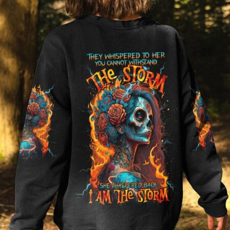 I AM THE STORM SUGAR SKULL FIRE ALL OVER PRINT - TLTR1103232