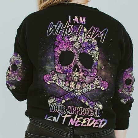 I AM WHO I AM FLOWER GALAXY SKULL ALL OVER PRINT - TLNO1712222