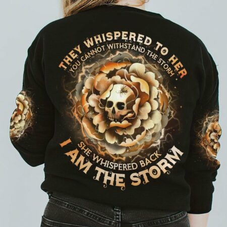 I AM THE STORM FLOWER SKULL ALL OVER PRINT - TLNO0202232