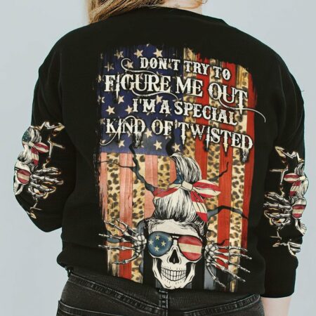DON'T TRY TO FIGURE ME FLAG ALL OVER PRINT - TLTW2111224