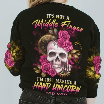 IT'S NOT A MIDDLE FINGER ALL OVER PRINT - YHHG0712224