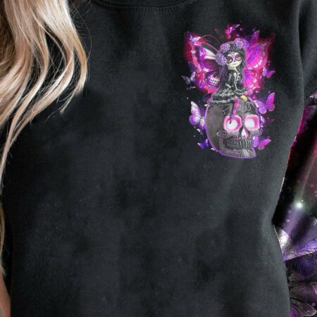 KARMA FAIRY SKULL PINK ALL OVER PRINT - TLTY1412224