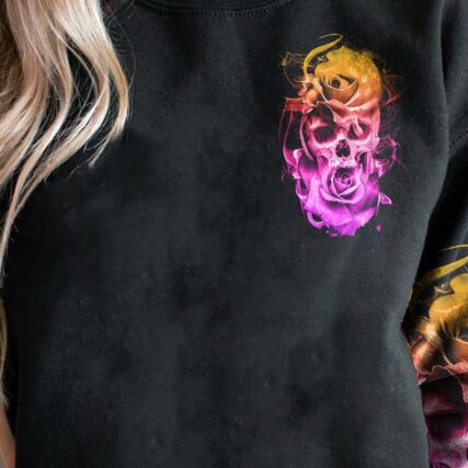 I WANT A B BARN ROSE SKULL ALL OVER PRINT - YHHG0301233
