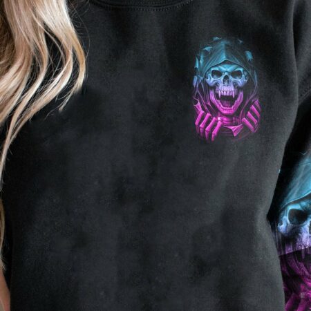 IF YOU THINK YOU WANNA VAMPIRE SKULL ALL OVER PRINT - TLNZ0911221