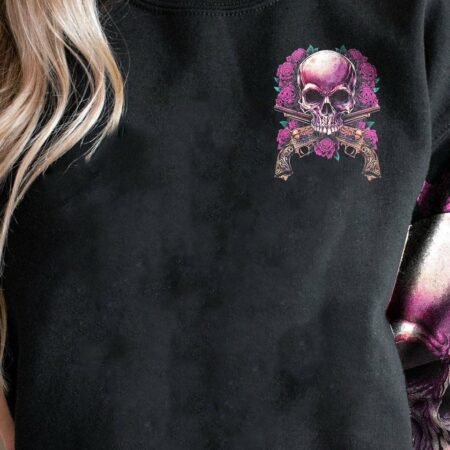 IT'S NOT HOW CRAZY ROSE SKULL G ALL OVER PRINT - TLTR0312222