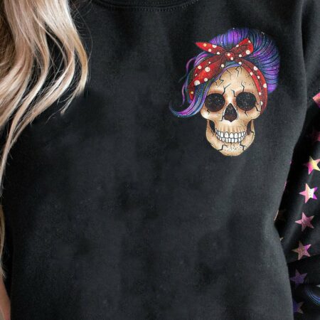 DON'T TRY TO PURPLE MESSY BUN FLAG ALL OVER PRINT - TLTR1512222
