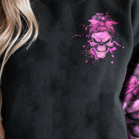BUCKLE UP BUTTERCUP SKULL ALL OVER PRINT - TLTW1612223