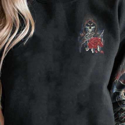 LOVE ME LIKE MY DEMONS DO REAPER ROSE ALL OVER PRINT - TLTR2811224
