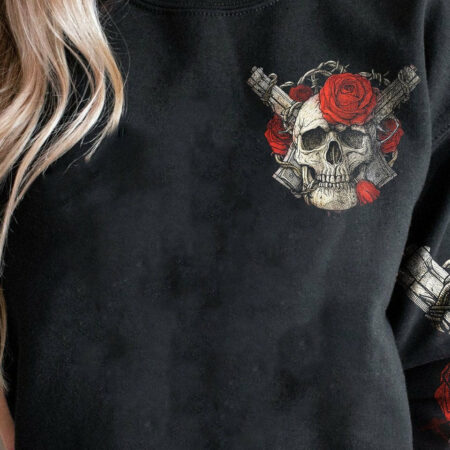 IF I SAY FIRST OF ROSE SKULL ALL OVER PRINT - YHHN0301232