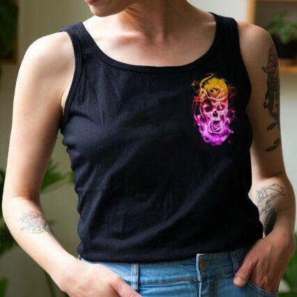 I WANT A B BARN ROSE SKULL ALL OVER PRINT - YHHG0301233