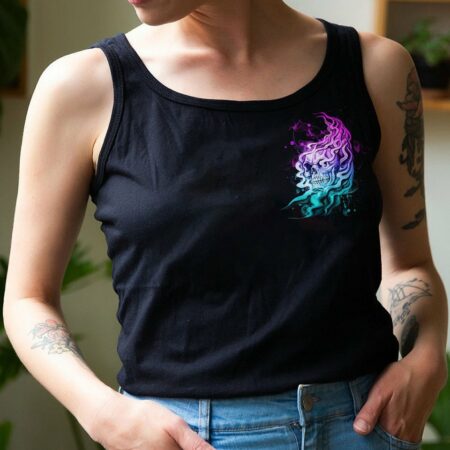 I WANT A B BARN ROSE SKULL ALL OVER PRINT - YHHG0501232