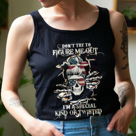DON'T TRY TO FIGURE ME OUT COTTON SHIRT - TLTW2811221