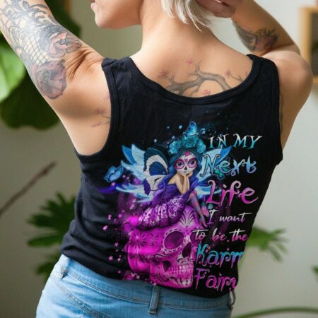 KARMA FAIRY SUGAR SKULL ALL OVER PRINT - YHHN1612222