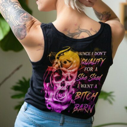 I WANT A B BARN ROSE SKULL ALL OVER PRINT - YHHG0301233