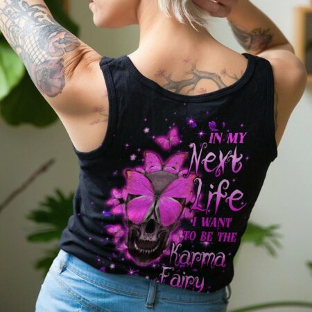 KARMA FAIRY BUTTERFLY SKULL ALL OVER PRINT - TLTW0601231