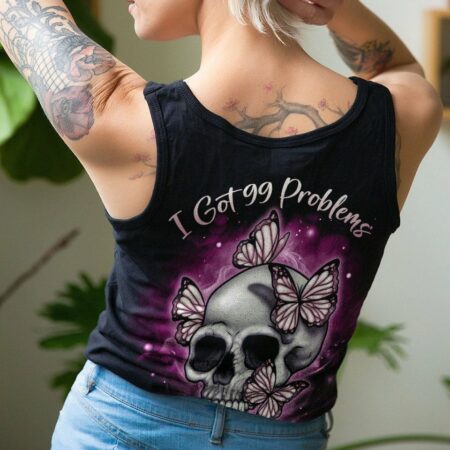 I GOT 99 PROBLEMS SKULL ALL OVER PRINT - TLNZ1111223