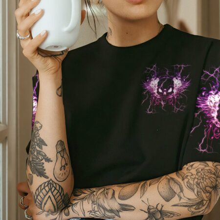 CONTROL YOUR STUPIDITY WINGS SKULL ALL OVER PRINT - TLTM1712222