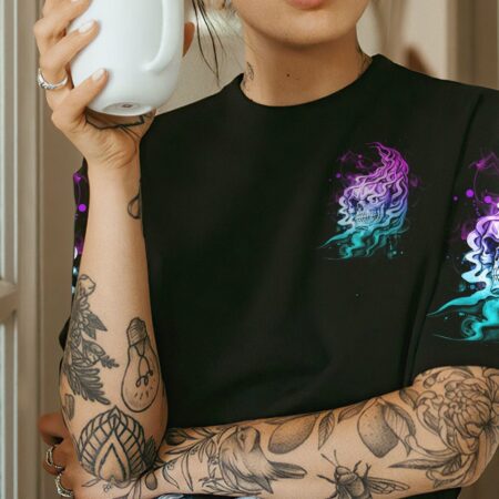 I WANT A B BARN ROSE SKULL ALL OVER PRINT - YHHG0501232