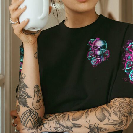 I AM THE STORM SKULL ROSE SMOKE ALL OVER PRINT - TLTR0203233