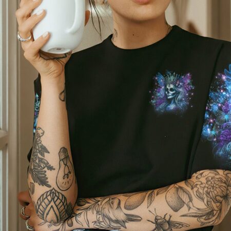I'M THE F QUEEN SUGAR SKULL ALL OVER PRINT - YHHG0103233