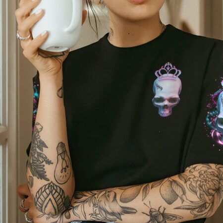 I GOT THIS S HANDLED CROWN SKULL ALL OVER PRINT - TLTR3012221