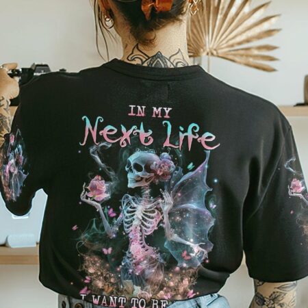 KARMA FAIRY SKULL SKELETON ROSE ALL OVER PRINT - YHHN1503234