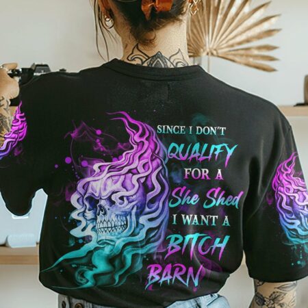I WANT A B BARN ROSE SKULL ALL OVER PRINT - YHHG0501232