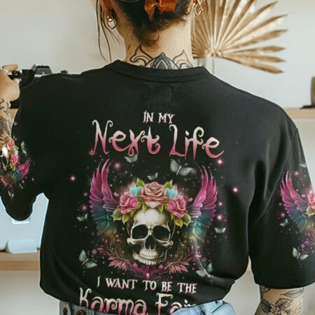 KARMA FAIRY SKULL ALL OVER PRINT - YHHG0702235