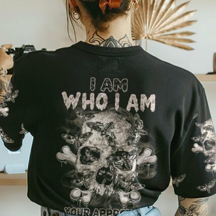 I AM WHO I AM VINTAGE BUTTERFLY ALL OVER PRINT - TLNZ2612222