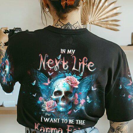 KARMA FAIRY SKULL ALL OVER PRINT - YHDU0703231