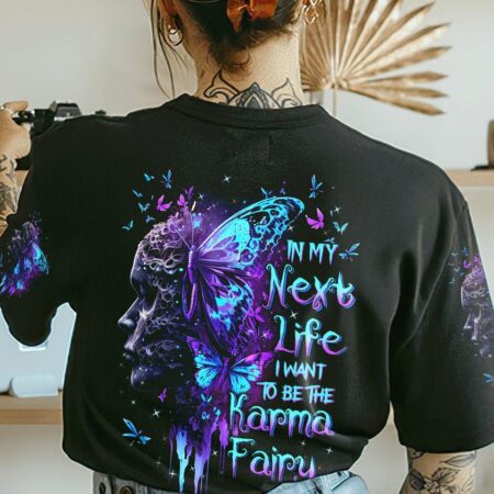 KARMA FAIRY SKULL BUTTERFLY ALL OVER PRINT - TLTW0603231