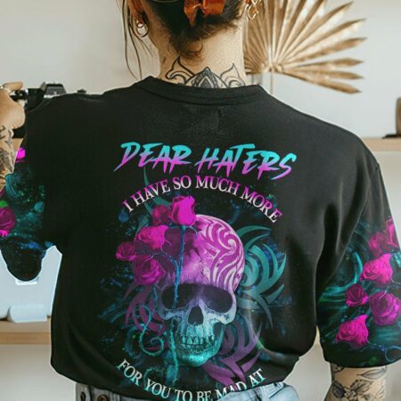 DEAR HATERS SKULL TATTOOS ALL OVER PRINT - YHHG1212221