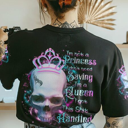 I GOT THIS S HANDLED CROWN SKULL ALL OVER PRINT - TLTR3012221