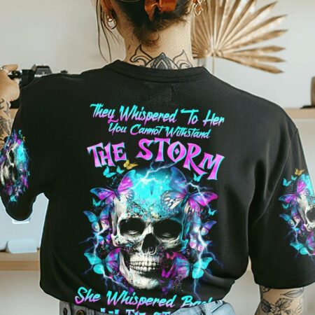 I AM THE STORM BUTTERFLY SKULL ALL OVER PRINT - TLTW0703232