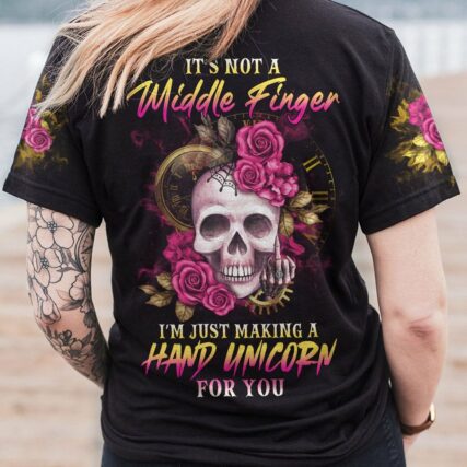 IT'S NOT A MIDDLE FINGER ALL OVER PRINT - YHHG0712224