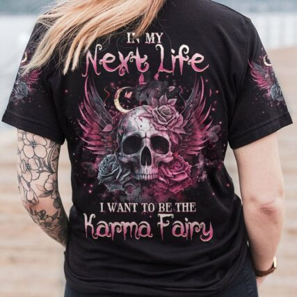 KARMA FAIRY SKULL ALL OVER PRINT - YHHG1302232