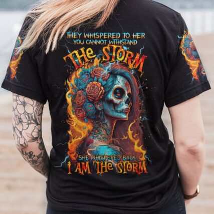 I AM THE STORM SUGAR SKULL FIRE ALL OVER PRINT - TLTR1103232