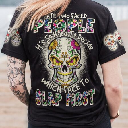 I HATE TWO FACED PEOPLE ALL OVER PRINT - TLTY2411221