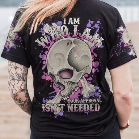 I AM WHO I AM SKULL BONES ALL OVER PRINT - TLTY0811224