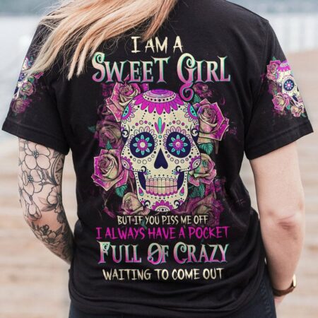 I'M A SWEET GIRL GALAXY SUGAR SKULL ALL OVER PRINT - TLTW2112221