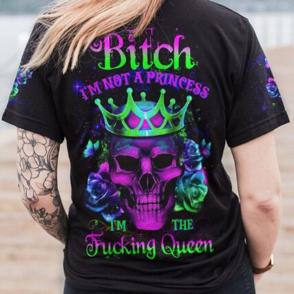 I'M THE FKING QUEEN ROSE SKULL ALL OVER PRINT - TLTW0702233