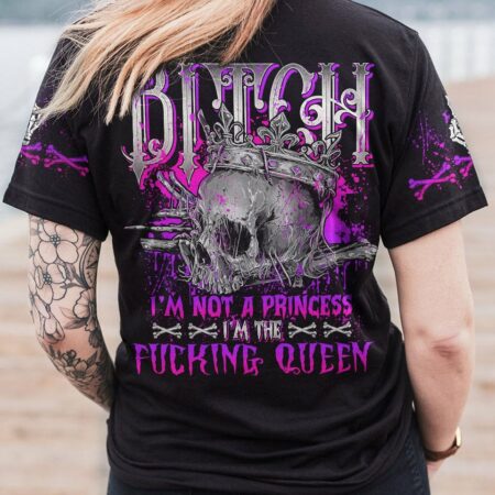 I'M FKING QUEEN SKULL ALL OVER PRINT - TLNO0812223