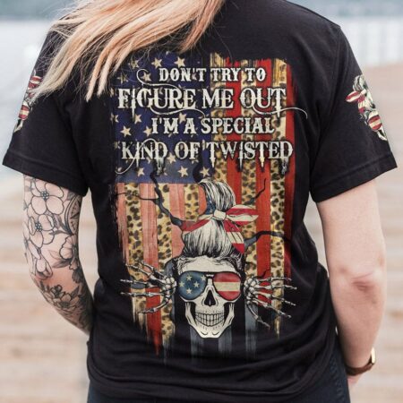 DON'T TRY TO FIGURE ME FLAG ALL OVER PRINT - TLTW2111224