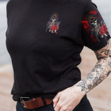 LOVE ME LIKE MY DEMONS DO REAPER ROSE ALL OVER PRINT - TLTR2811224
